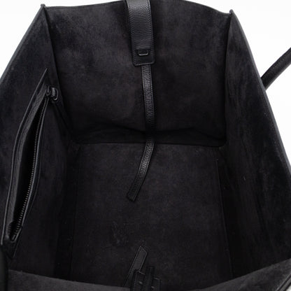 Phantom Medium Luggage Black Leather