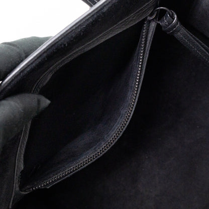 Phantom Medium Luggage Black Leather