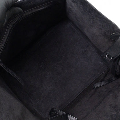 Phantom Medium Luggage Black Leather