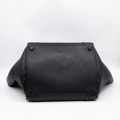Phantom Medium Luggage Black Leather