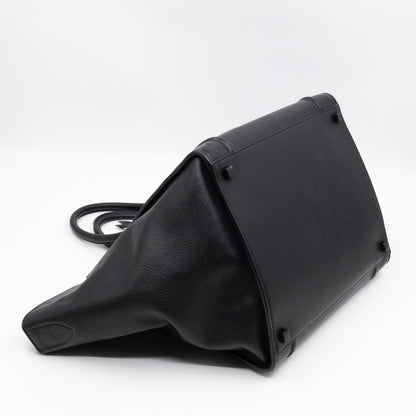 Phantom Medium Luggage Black Leather