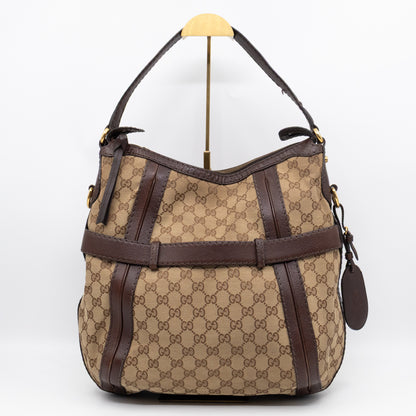 GG Running Hobo Bag Brown