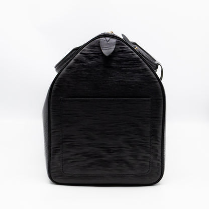 Keepall 50 Black Epi Leather