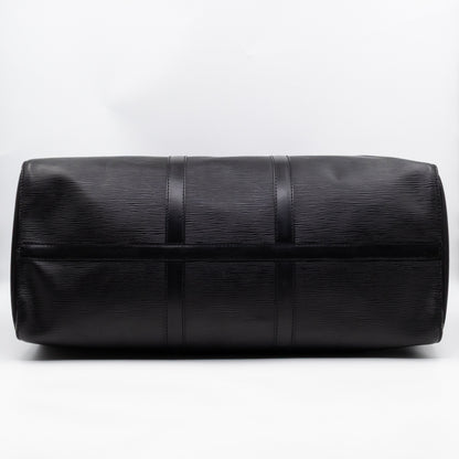 Keepall 50 Black Epi Leather