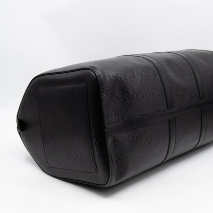 Keepall 50 Black Epi Leather