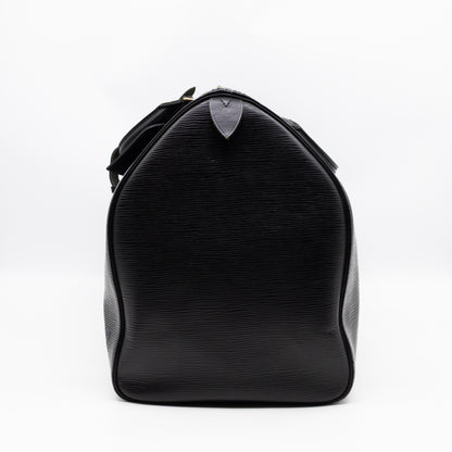 Keepall 50 Black Epi Leather