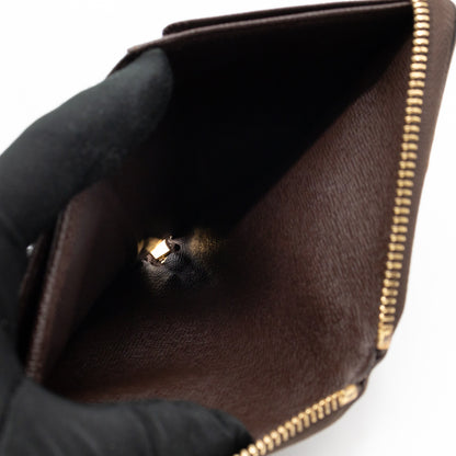 Compact Zippy Wallet Damier Ebene