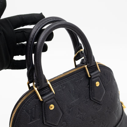 Neo Alma BB Black Monogram Empreinte Leather