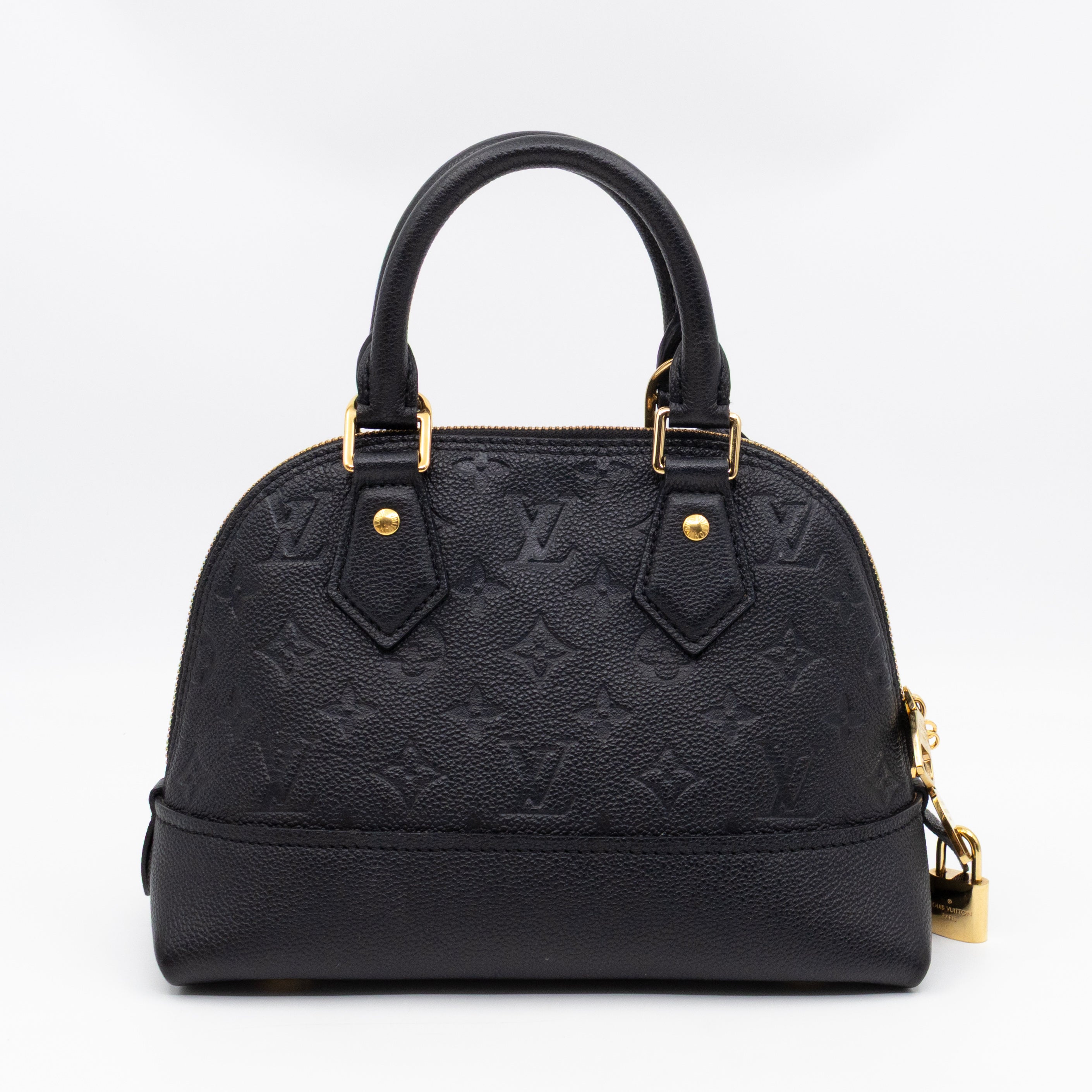 Neo Alma BB Black Monogram Empreinte Leather