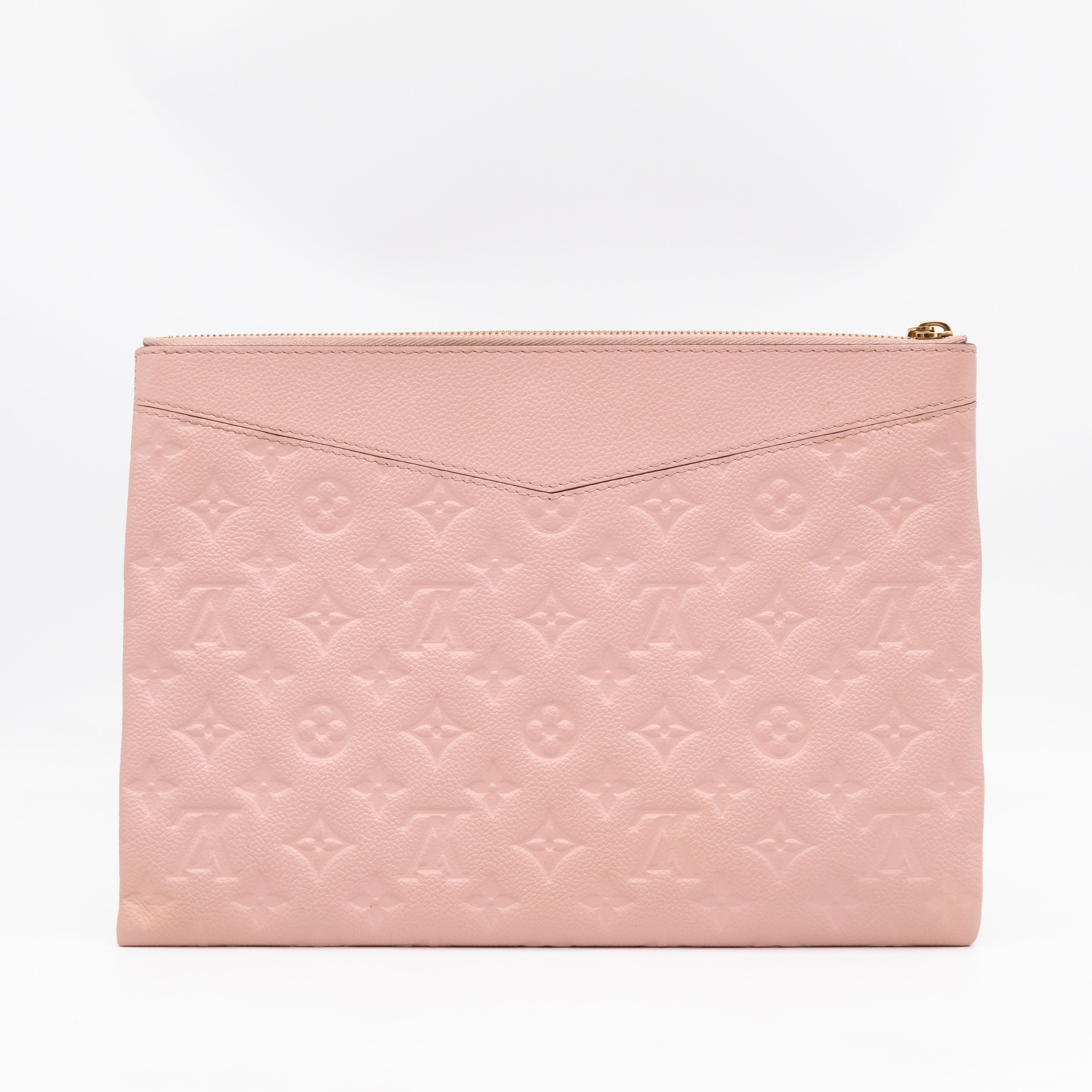 Daily Pouch Monogram Empreinte Rose Poudre