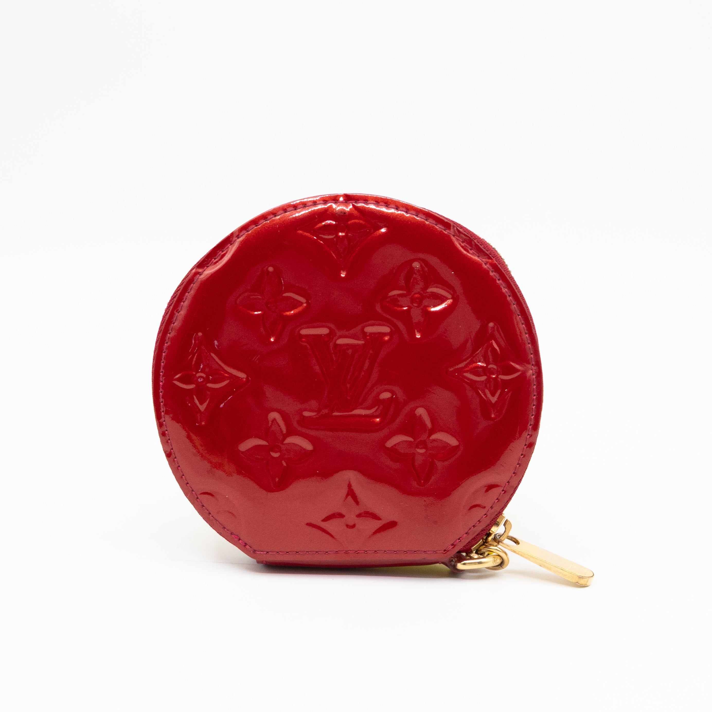 Coin Purse Animaux Red Vernis