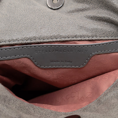 Falabella Mini Tote Grey Quilted Faux Leather