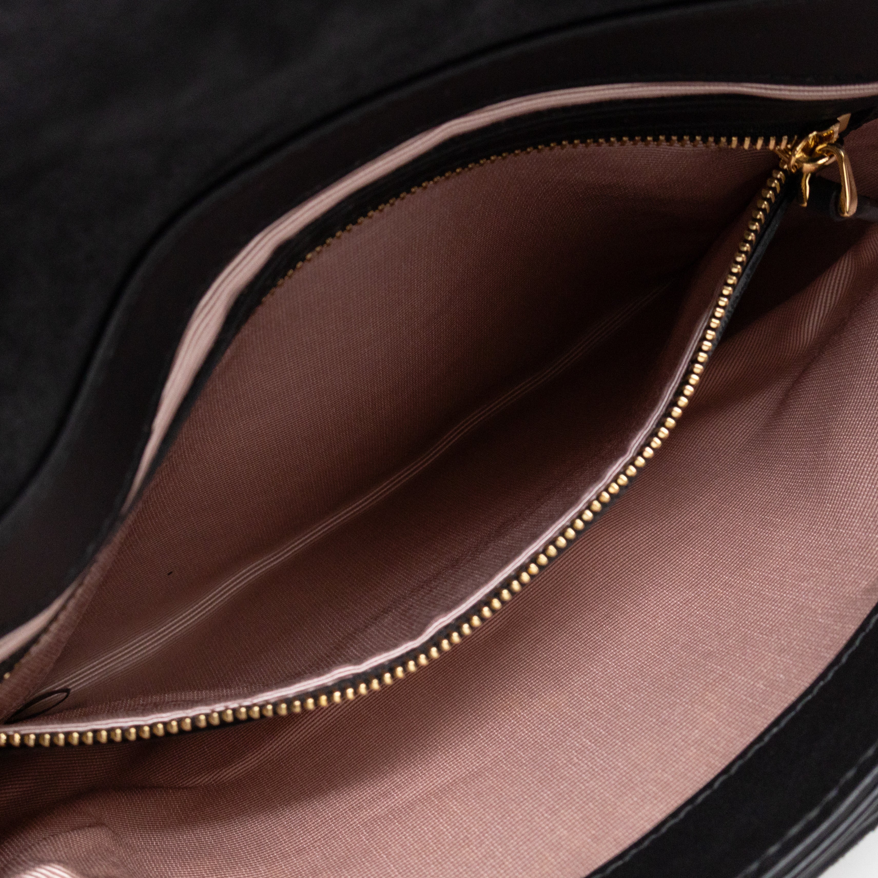 Arli Medium Flap Shoulder Bag Black Studded Suede
