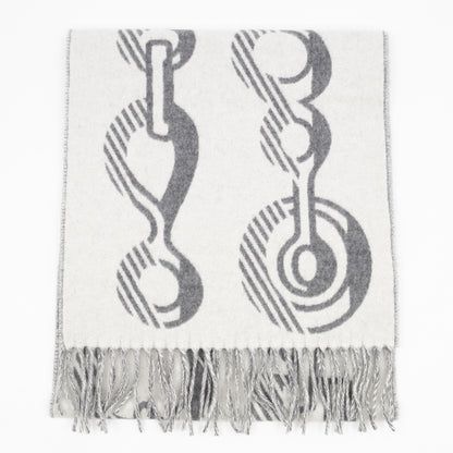 Casaque Do Re Boucles Scarf Grey
