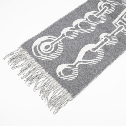 Casaque Do Re Boucles Scarf Grey