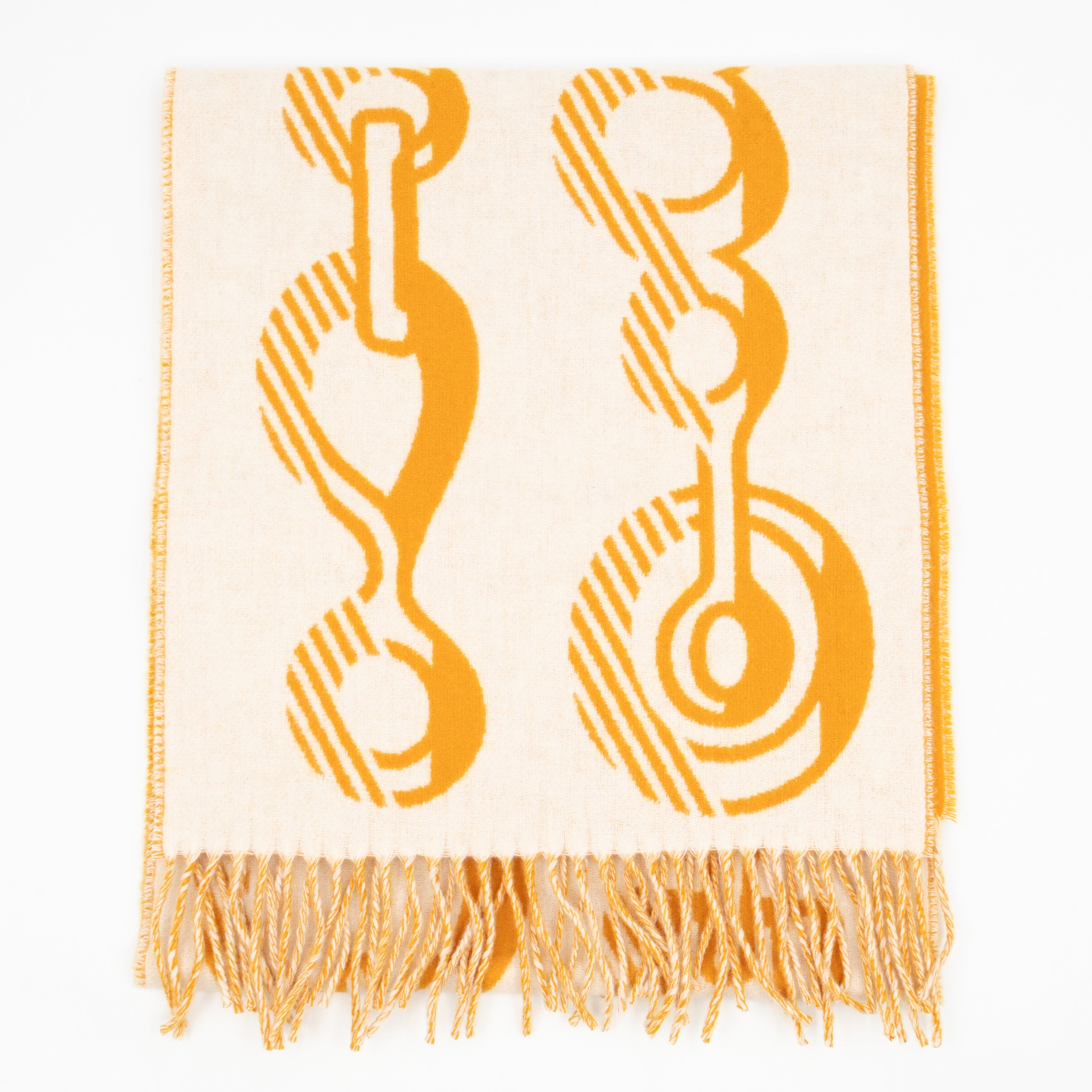 Casaque Do Re Boucles Scarf Orange