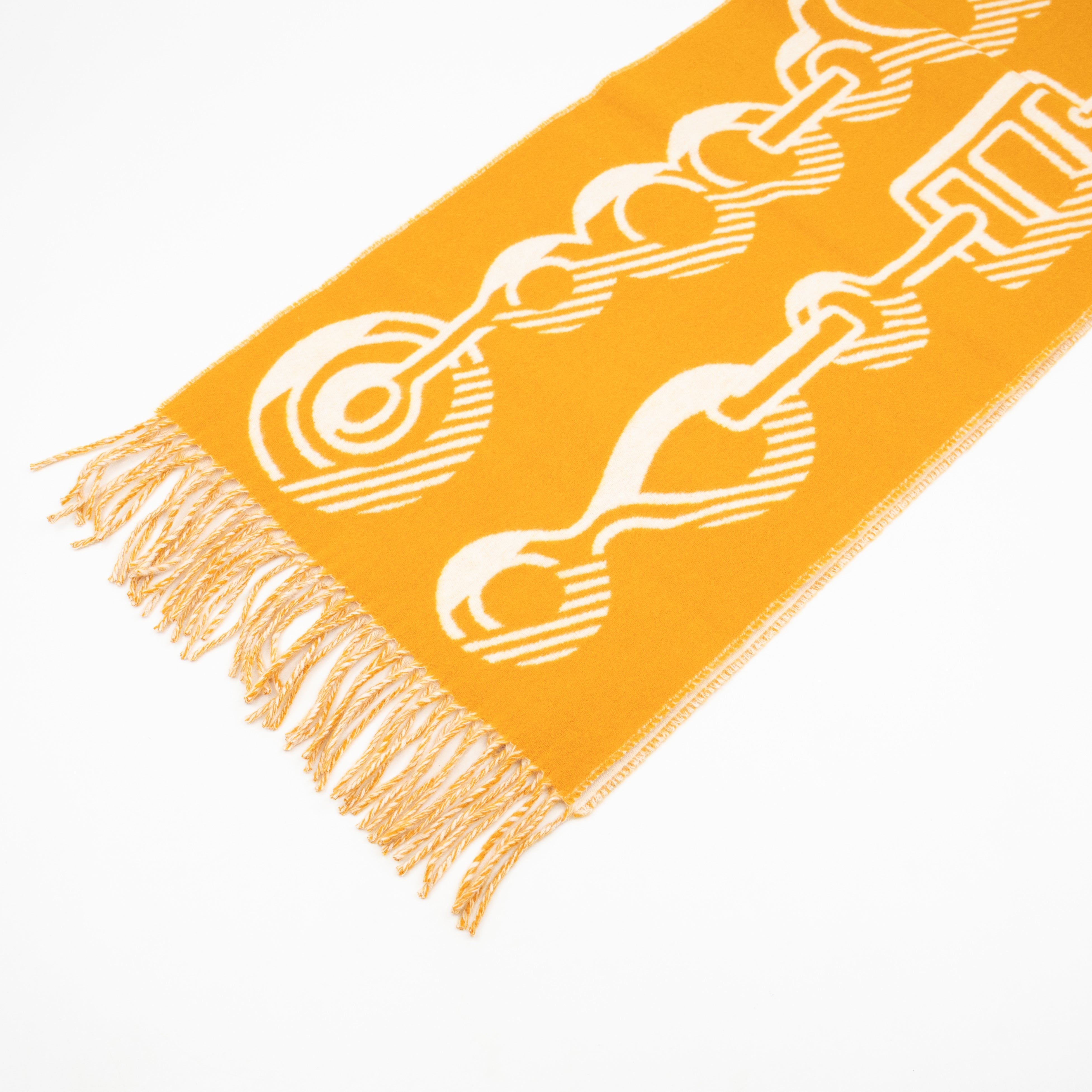 Casaque Do Re Boucles Scarf Orange