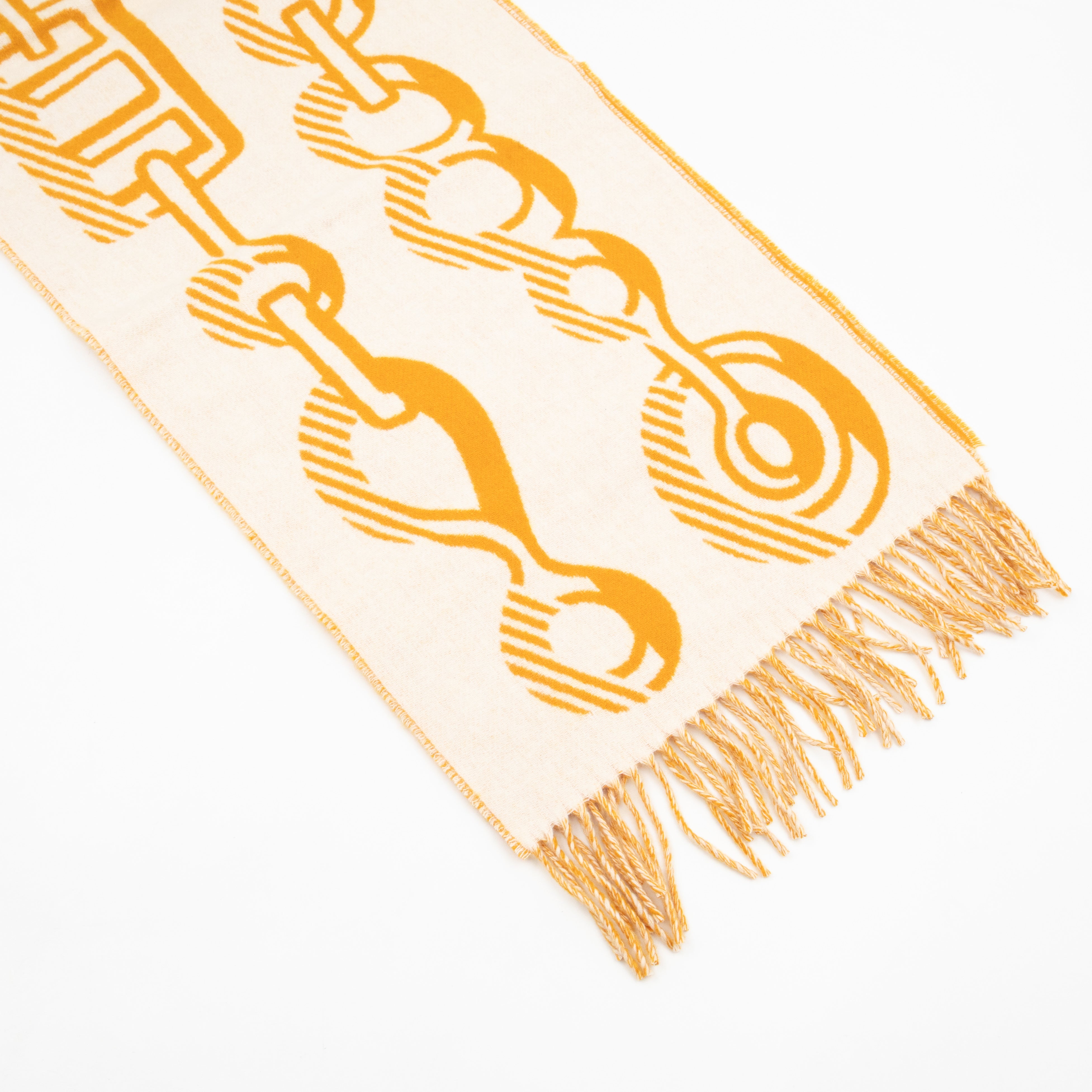 Casaque Do Re Boucles Scarf Orange