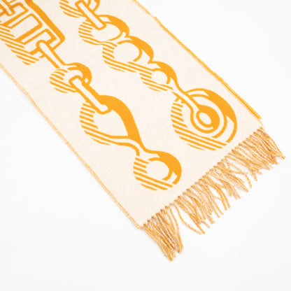 Casaque Do Re Boucles Scarf Orange