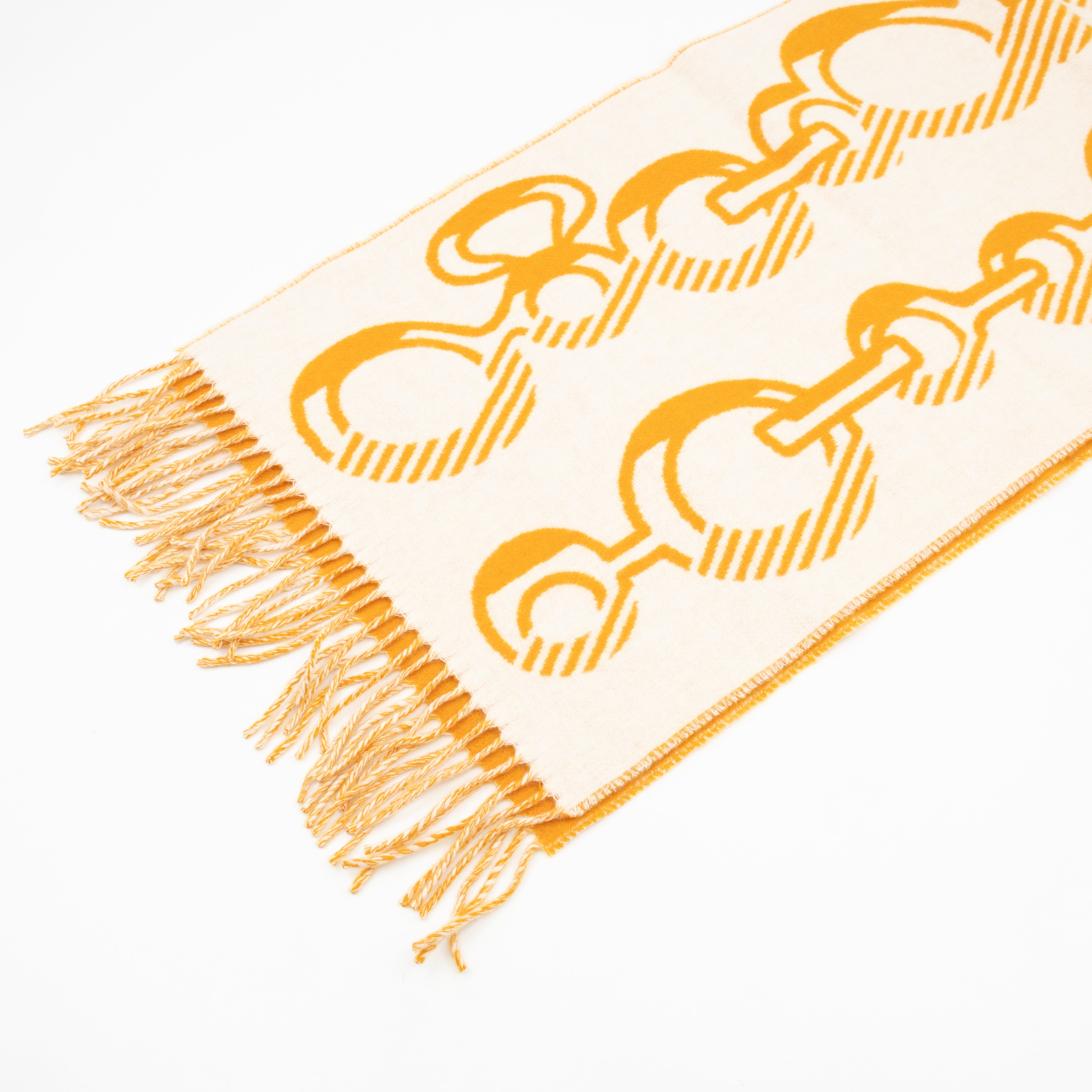 Casaque Do Re Boucles Scarf Orange