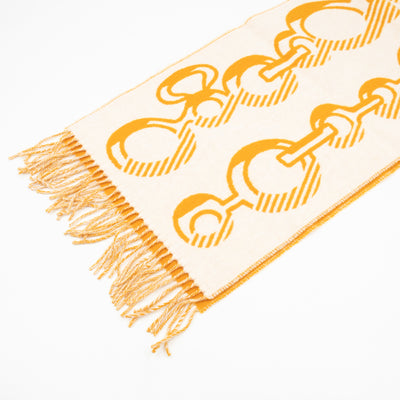 Casaque Do Re Boucles Scarf Orange