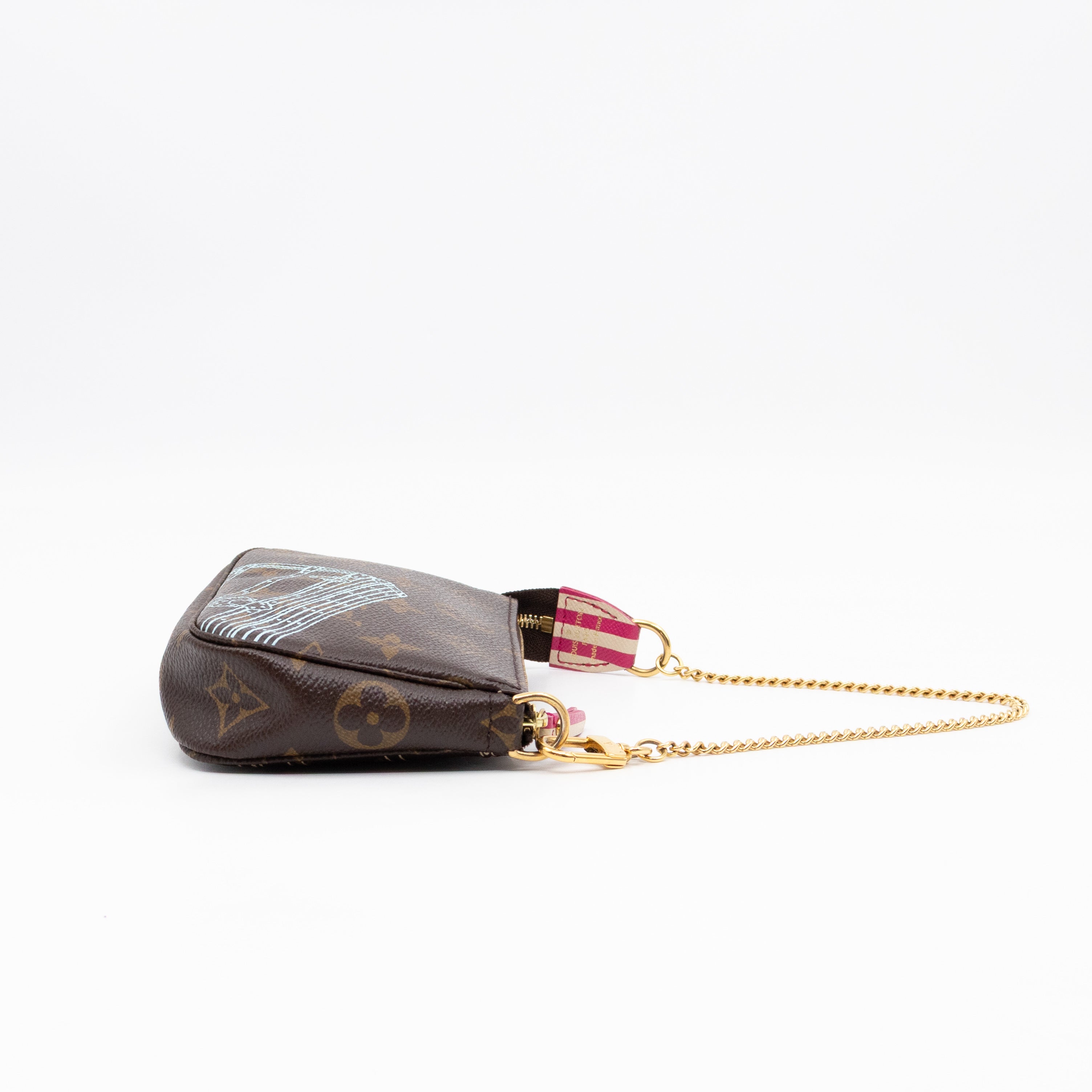 Mini Pochette Accessoires Monogram Christmas Animation