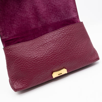 Mildenhall Medium Dark Plum Grained Leather