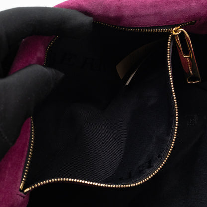 Mildenhall Medium Dark Plum Grained Leather