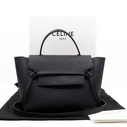 Mini Belt Bag Black Leather