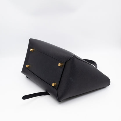 Mini Belt Bag Black Leather