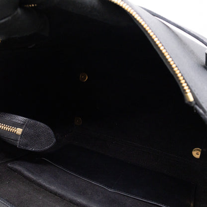 Mini Belt Bag Black Leather