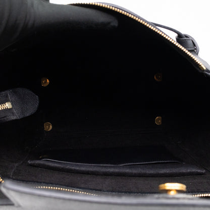 Mini Belt Bag Black Leather
