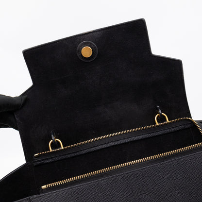 Mini Belt Bag Black Leather