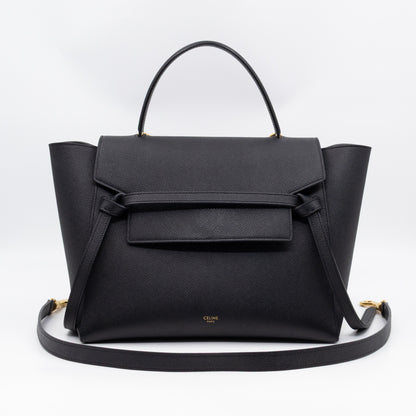 Mini Belt Bag Black Leather