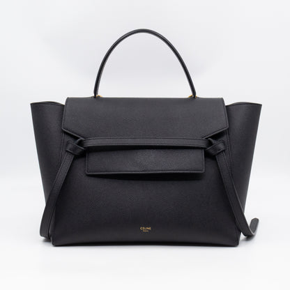 Mini Belt Bag Black Leather