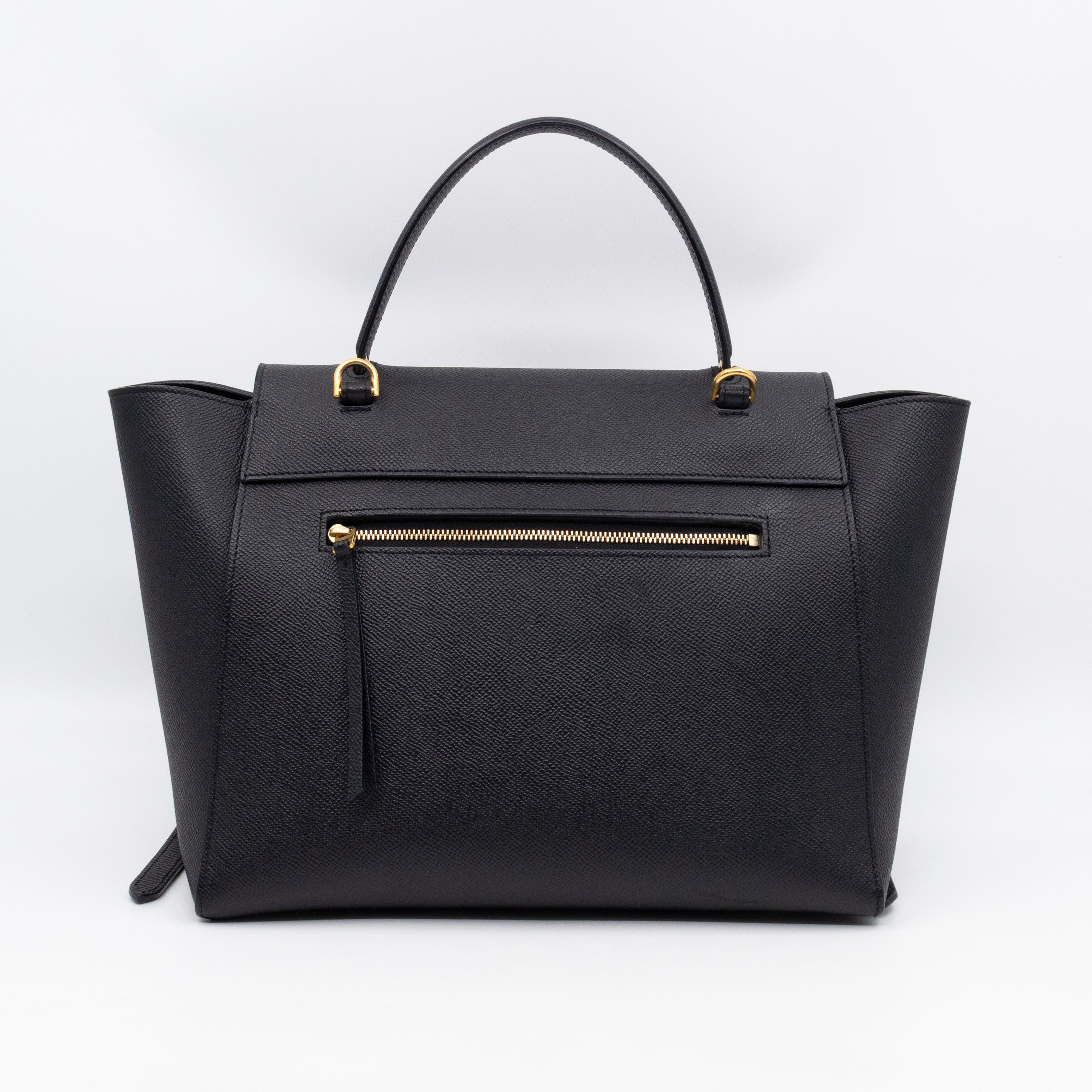 Mini Belt Bag Black Leather