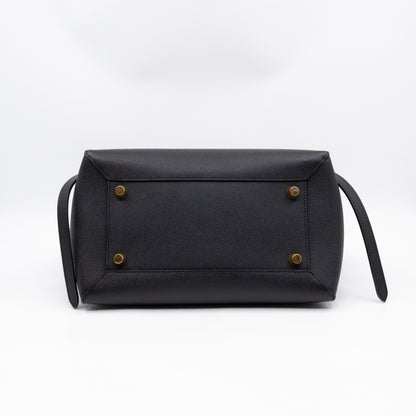 Mini Belt Bag Black Leather