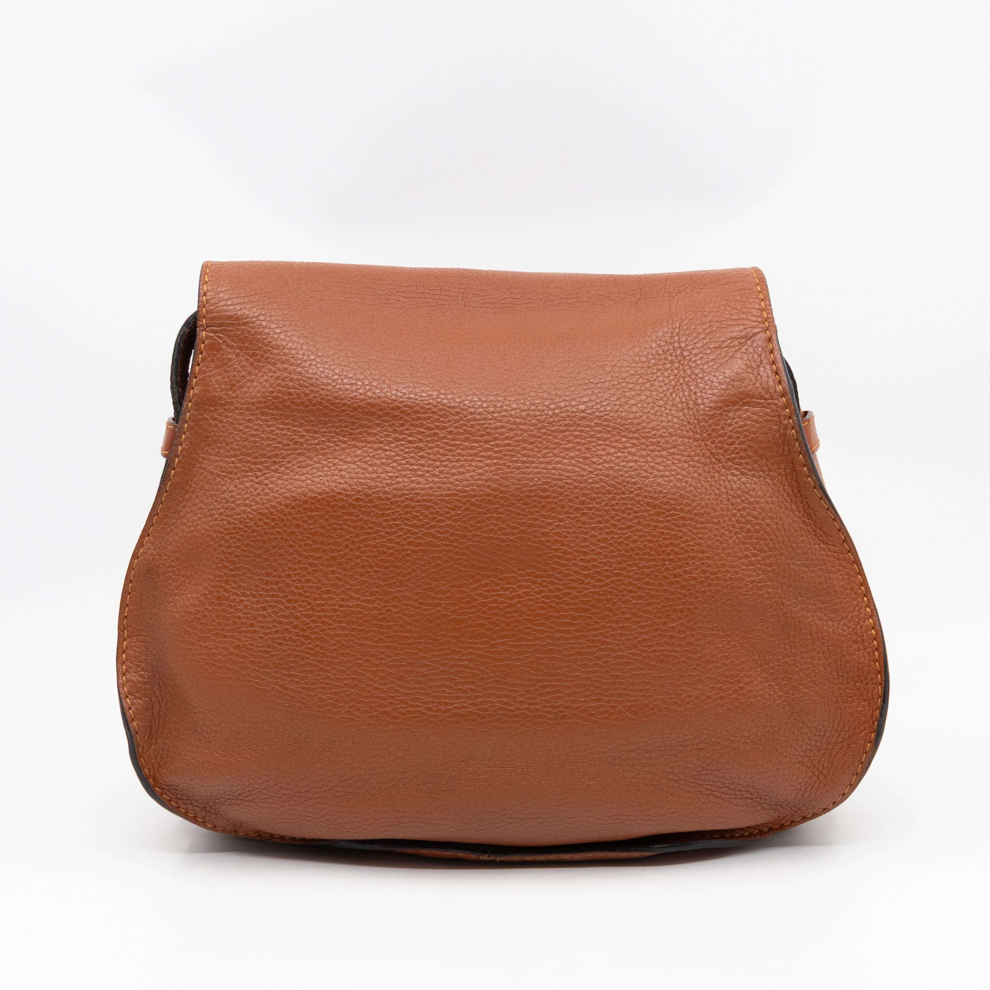 Marcie Medium Crossbody Bag Brown Leather