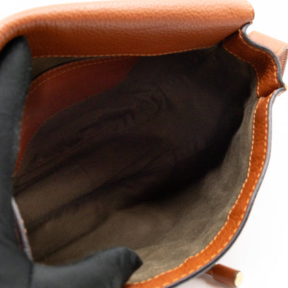 Marcie Medium Crossbody Bag Brown Leather