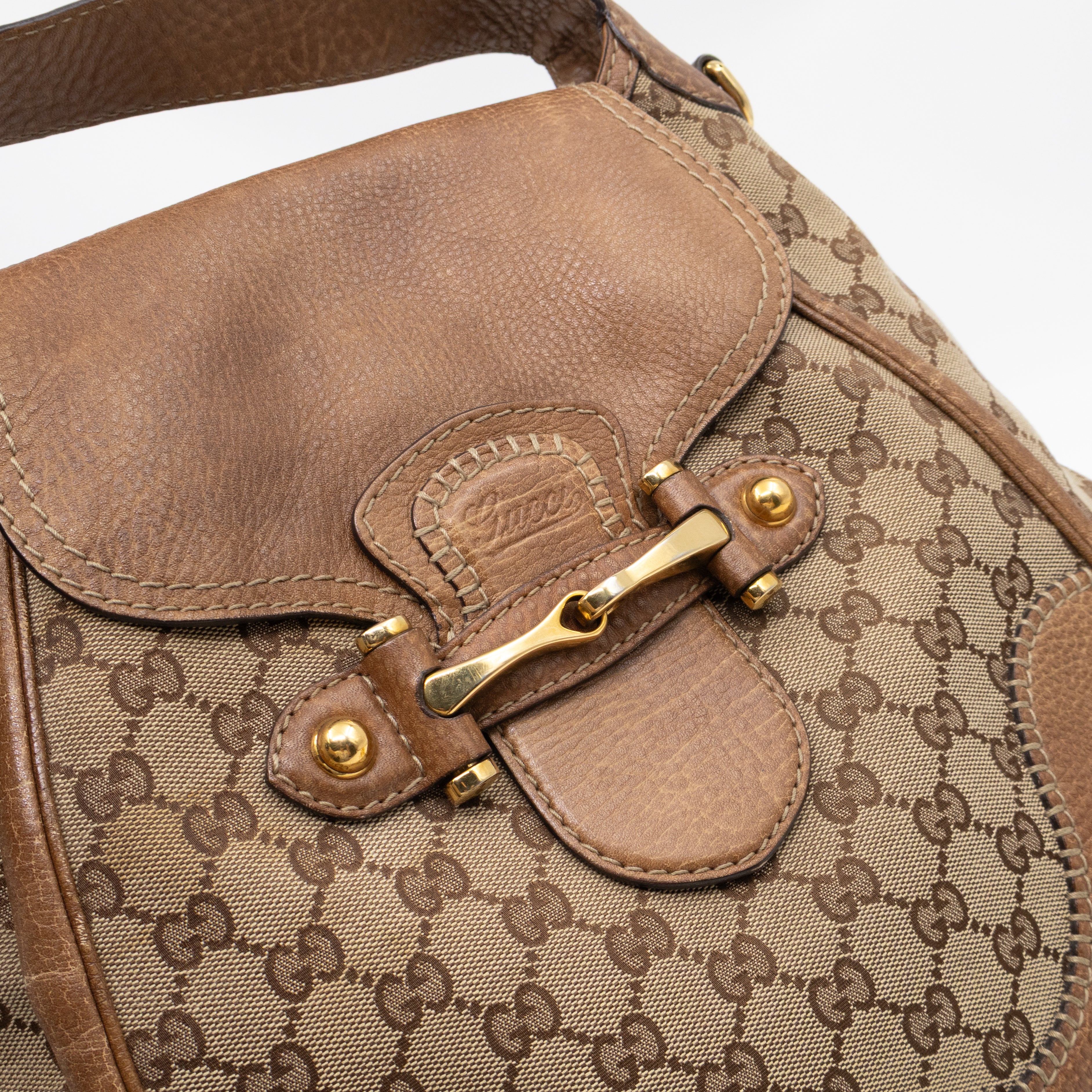 New Pelham Hobo Bag GG Canvas Brown