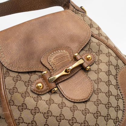 New Pelham Hobo Bag GG Canvas Brown