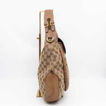 New Pelham Hobo Bag GG Canvas Brown