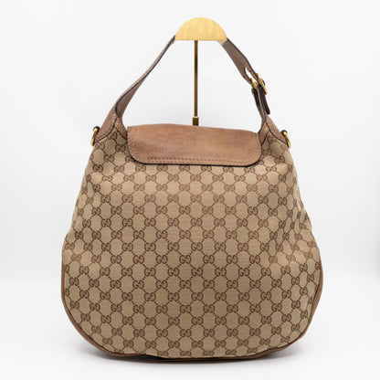 New Pelham Hobo Bag GG Canvas Brown