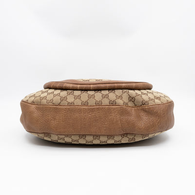 New Pelham Hobo Bag GG Canvas Brown