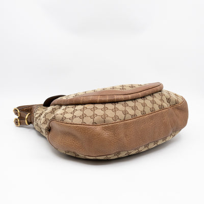 New Pelham Hobo Bag GG Canvas Brown