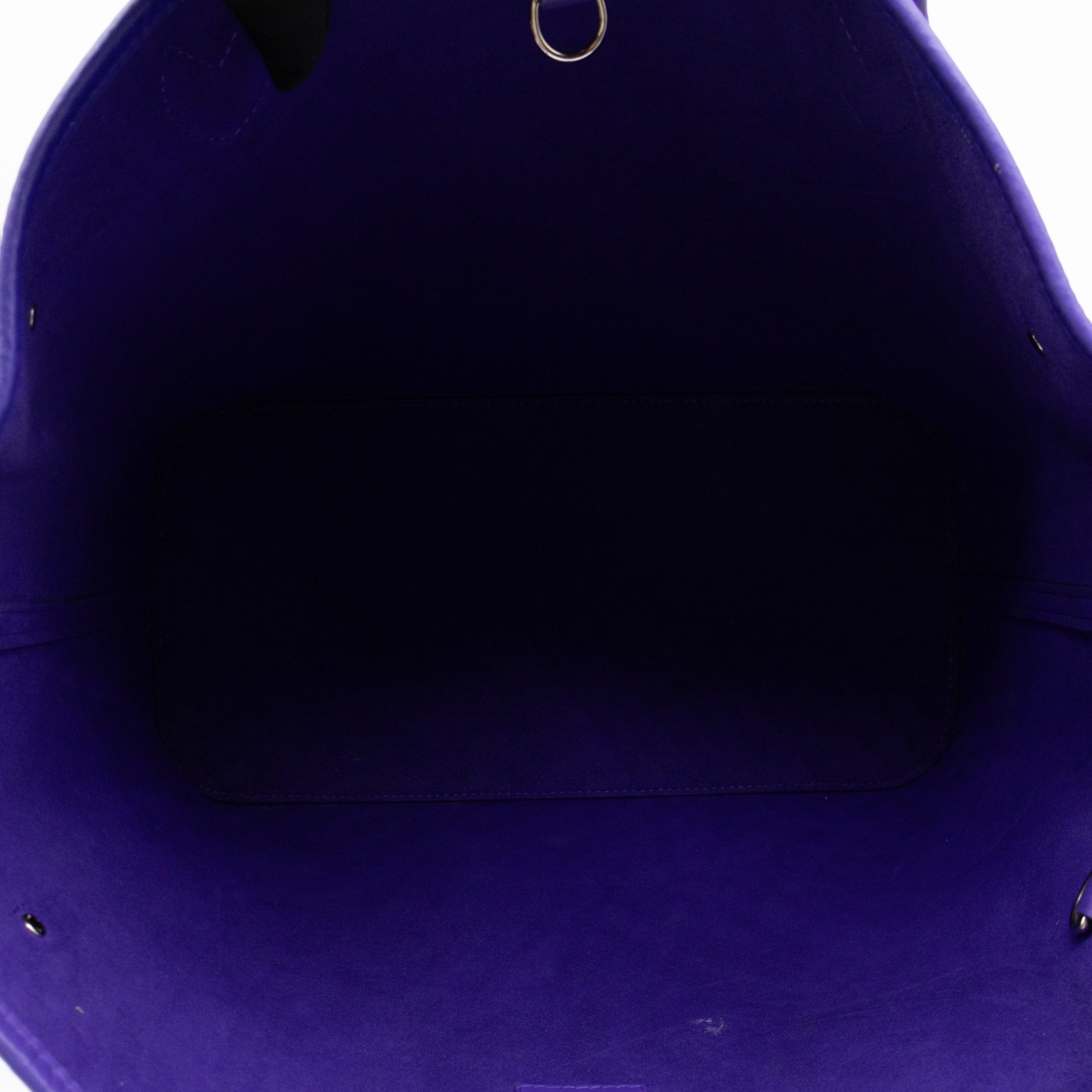 Neverfull MM Purple Epi Leather