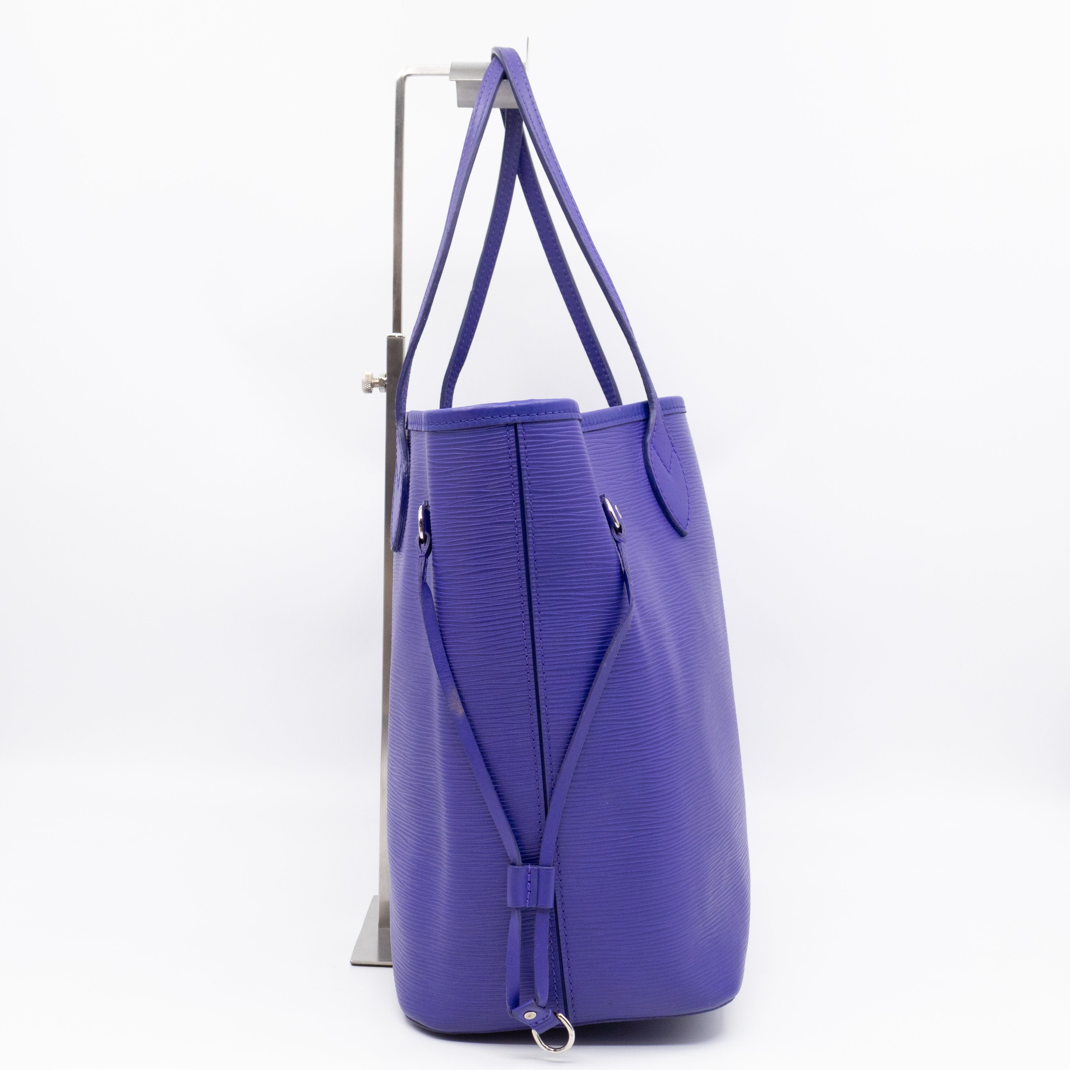 Neverfull MM Purple Epi Leather