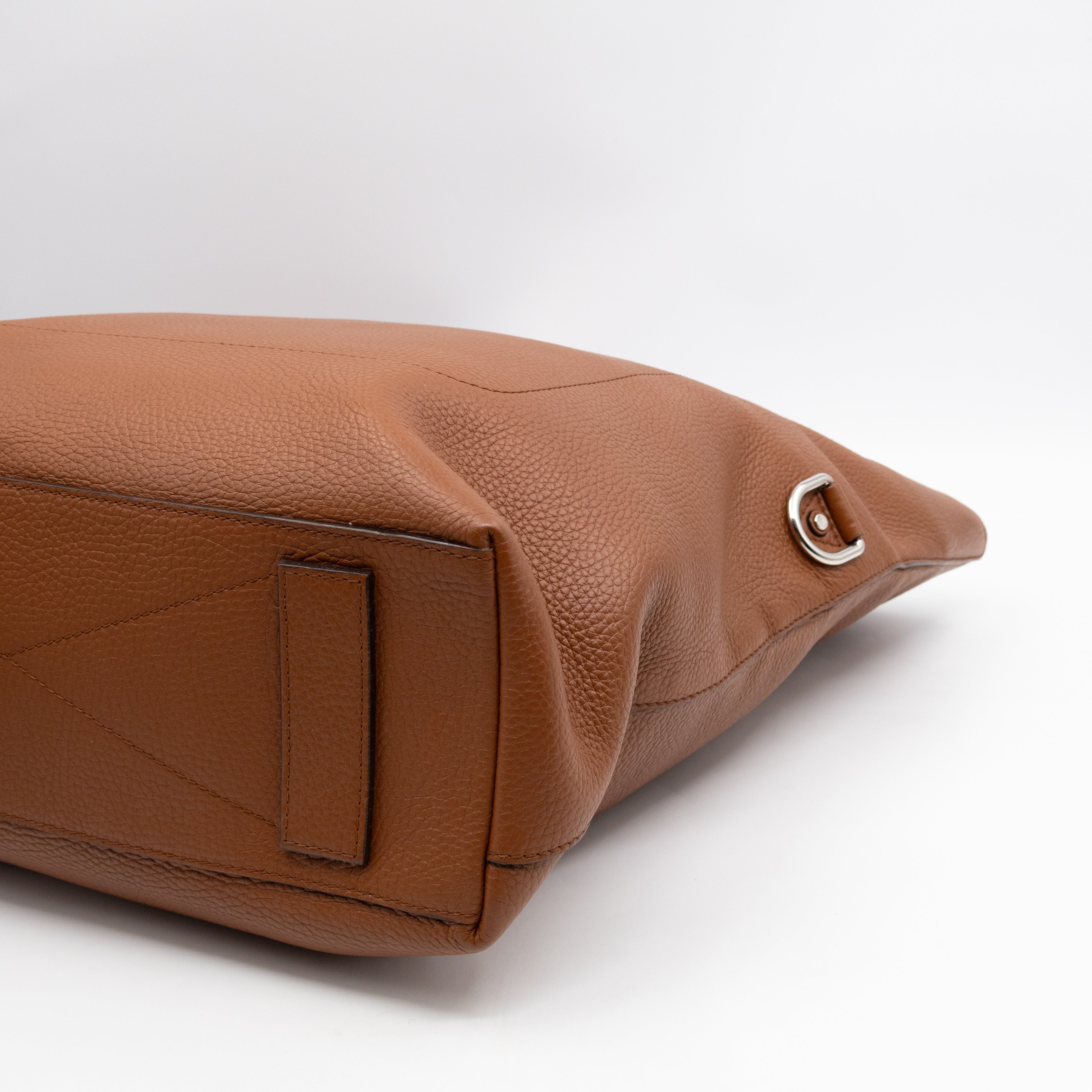 Automne-Hiver Defile Homme North South Tote Brown Leather