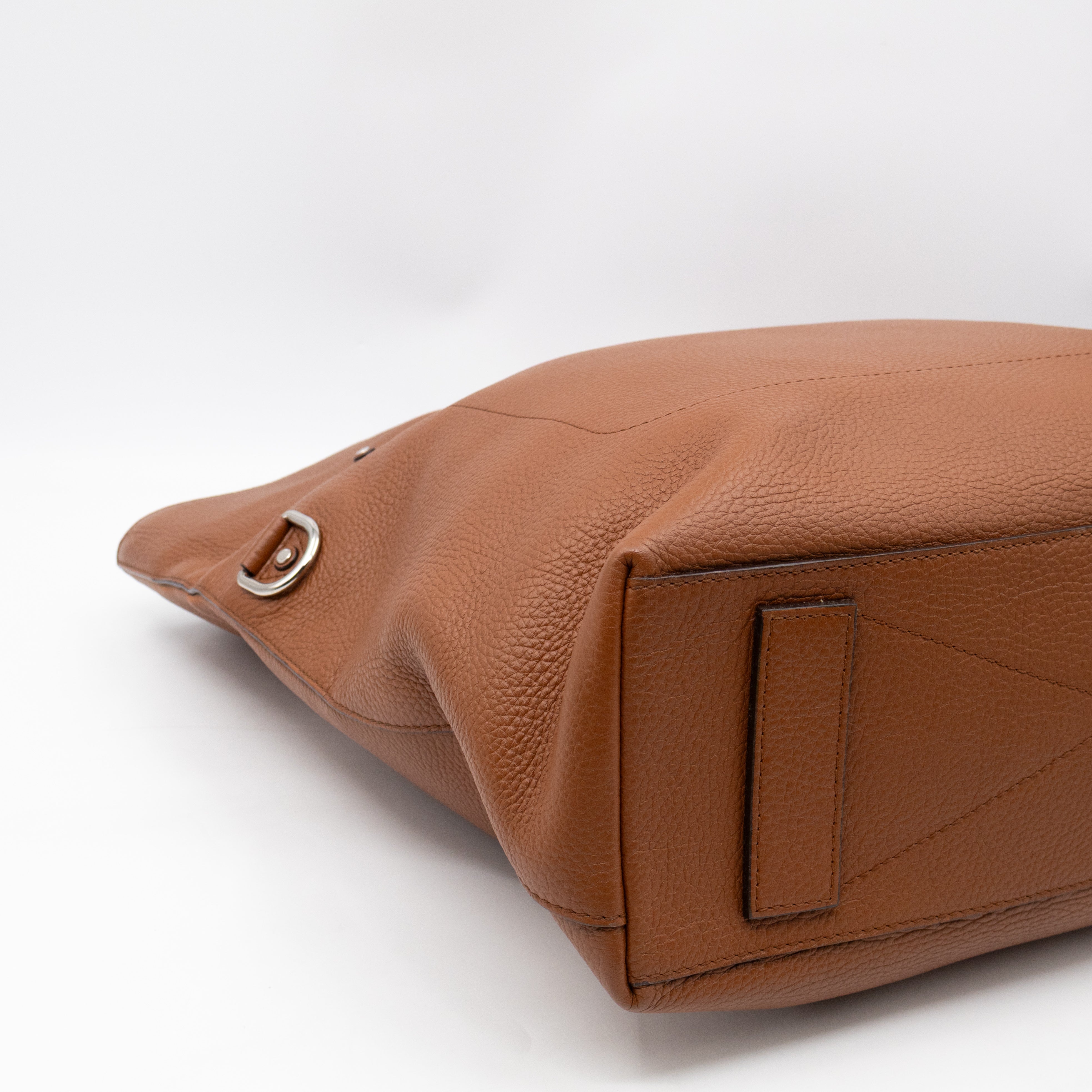 Automne-Hiver Defile Homme North South Tote Brown Leather