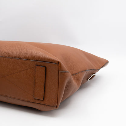 Automne-Hiver Defile Homme North South Tote Brown Leather